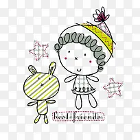 可爱卡通人物服装图案-空若网 可爱卡通人物服装图案-空若网