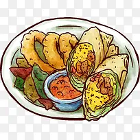彩绘墨西哥食物矢量图下载-空若网 彩绘墨西哥食物矢量图下载-空若网