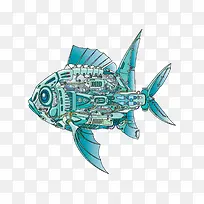 机械鱼-空若网 机械鱼-空若网