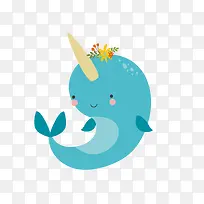 萌萌鲸鱼免抠素材-空若网 萌萌鲸鱼免抠素材-空若网