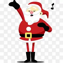 卡通唱歌的圣诞老人-空若网 卡通唱歌的圣诞老人-空若网