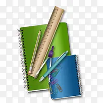 开学季各样学习用品-空若网 开学季各样学习用品-空若网