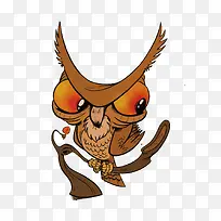 矢量卡通猫头鹰-空若网 矢量卡通猫头鹰-空若网