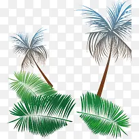 椰子树夏季促销背景素材-空若网 椰子树夏季促销背景素材-空若网