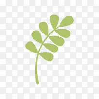 叶子四叶草幸运草手绘元素-空若网 叶子四叶草幸运草手绘元素-空若网