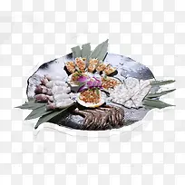 烤海鲜拼盘-空若网 烤海鲜拼盘-空若网