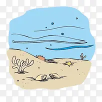 手绘海底世界-空若网 手绘海底世界-空若网