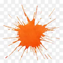 橙色喷溅-空若网 橙色喷溅-空若网