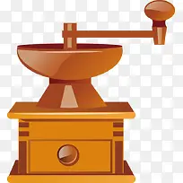 矢量手绘咖啡研磨机-空若网 矢量手绘咖啡研磨机-空若网