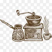 矢量复古现磨咖啡图片-空若网 矢量复古现磨咖啡图片-空若网