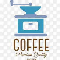 蓝色咖啡机咖啡标签-空若网 蓝色咖啡机咖啡标签-空若网