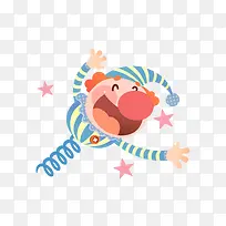 卡通可爱小丑玩具-空若网 卡通可爱小丑玩具-空若网