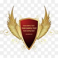 金色质感游戏翅膀-空若网 金色质感游戏翅膀-空若网