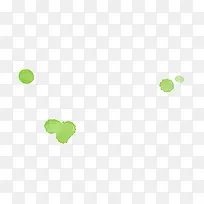 绿色水彩滴-空若网 绿色水彩滴-空若网