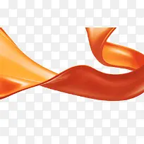 橙色彩带-空若网 橙色彩带-空若网