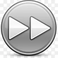 手绘卡通灰色快进按钮-空若网 手绘卡通灰色快进按钮-空若网