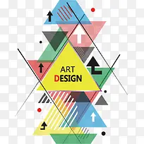 矢量竖式时尚几何图形组合-空若网 矢量竖式时尚几何图形组合-空若网