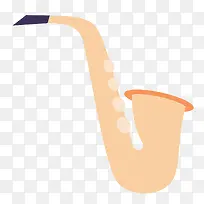 灰色圆弧扁平化萨克斯元素-空若网 灰色圆弧扁平化萨克斯元素-空若网