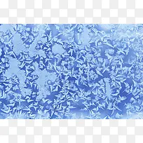 淡蓝色背景下的冰花背景图案-空若网 淡蓝色背景下的冰花背景图案-空若网