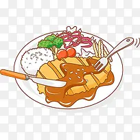 卡通牛排-空若网 卡通牛排-空若网