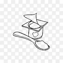 手绘酸奶盒-空若网 手绘酸奶盒-空若网