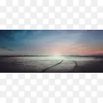 1920落日水平线海报背景-空若网 1920落日水平线海报背景-空若网