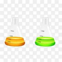 彩色量杯图形-空若网 彩色量杯图形-空若网