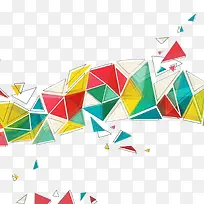 彩色几何图形-空若网 彩色几何图形-空若网