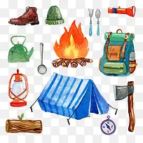 野营装备免抠-空若网 野营装备免抠-空若网