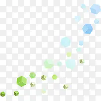 多彩简约方块漂浮素材-空若网 多彩简约方块漂浮素材-空若网