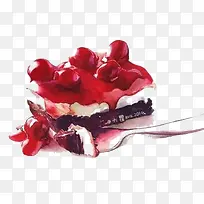 水彩水果糕点-空若网 水彩水果糕点-空若网