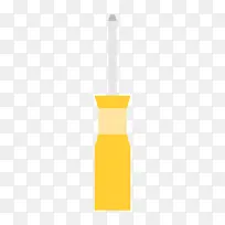 黄色扁平化螺丝刀元素-空若网 黄色扁平化螺丝刀元素-空若网
