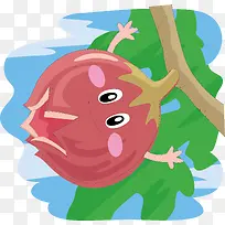 矢量手绘水果无花果-空若网 矢量手绘水果无花果-空若网