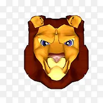 可爱卡通狮子头素材下载PNG-空若网 可爱卡通狮子头素材下载PNG-空若网