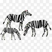 卡通斑马动物设计-空若网 卡通斑马动物设计-空若网