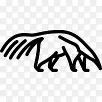 食蚁兽图标-空若网 食蚁兽图标-空若网