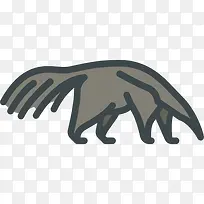 食蚁兽图标-空若网 食蚁兽图标-空若网