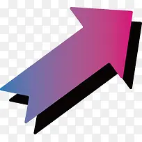 多彩渐变创意立体方向箭头矢量素-空若网 多彩渐变创意立体方向箭头矢量素-空若网