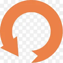 多彩创意黄色立体圆形箭头矢量素-空若网 多彩创意黄色立体圆形箭头矢量素-空若网