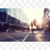 城市建筑光斑背景-空若网 城市建筑光斑背景-空若网