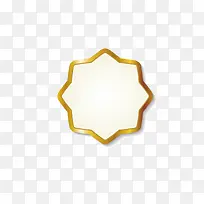 金色多边形促销边框-空若网 金色多边形促销边框-空若网