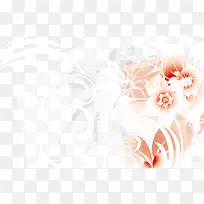 炫彩橙色花朵素材-空若网 炫彩橙色花朵素材-空若网