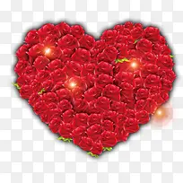 高清爱心玫瑰花光效-空若网 高清爱心玫瑰花光效-空若网