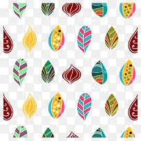 矢量多彩叶子-空若网 矢量多彩叶子-空若网