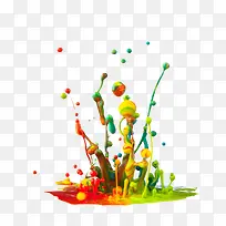 彩色水花-空若网 彩色水花-空若网