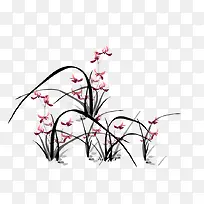 中国风水墨草-空若网 中国风水墨草-空若网