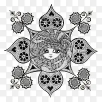 �ڰ�������Ů�廭-������