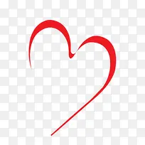 简笔桃心-空若网 简笔桃心-空若网