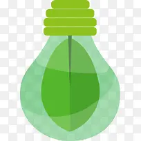 矢量绿色能源灯泡-空若网 矢量绿色能源灯泡-空若网