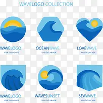 矢量图多彩的海洋LOGO-空若网 矢量图多彩的海洋LOGO-空若网